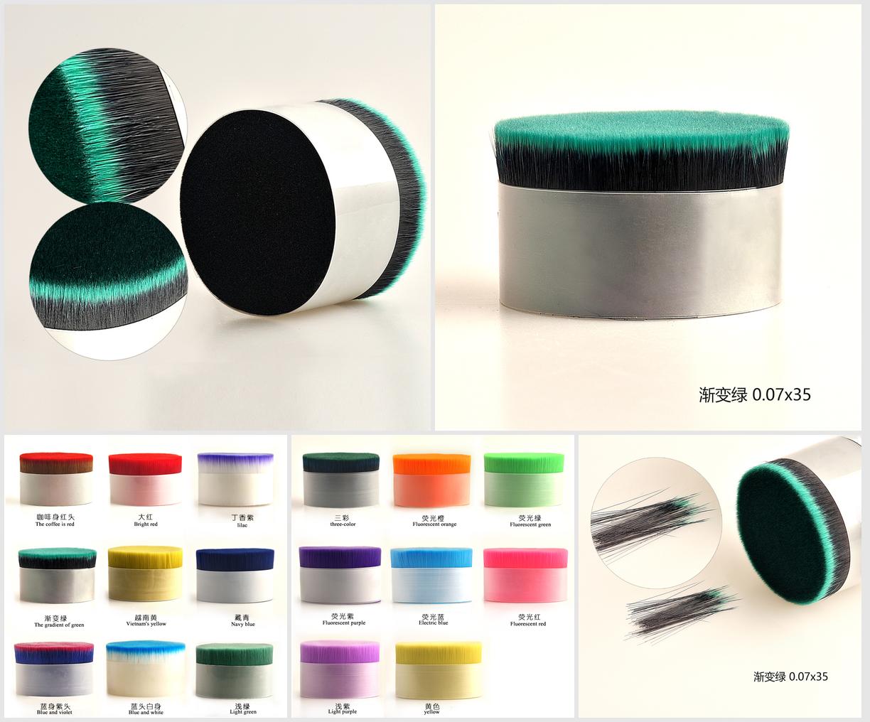 China Soft Matte Gloss Round PBT Tapered Filament Eco-friendly Eyelash Material