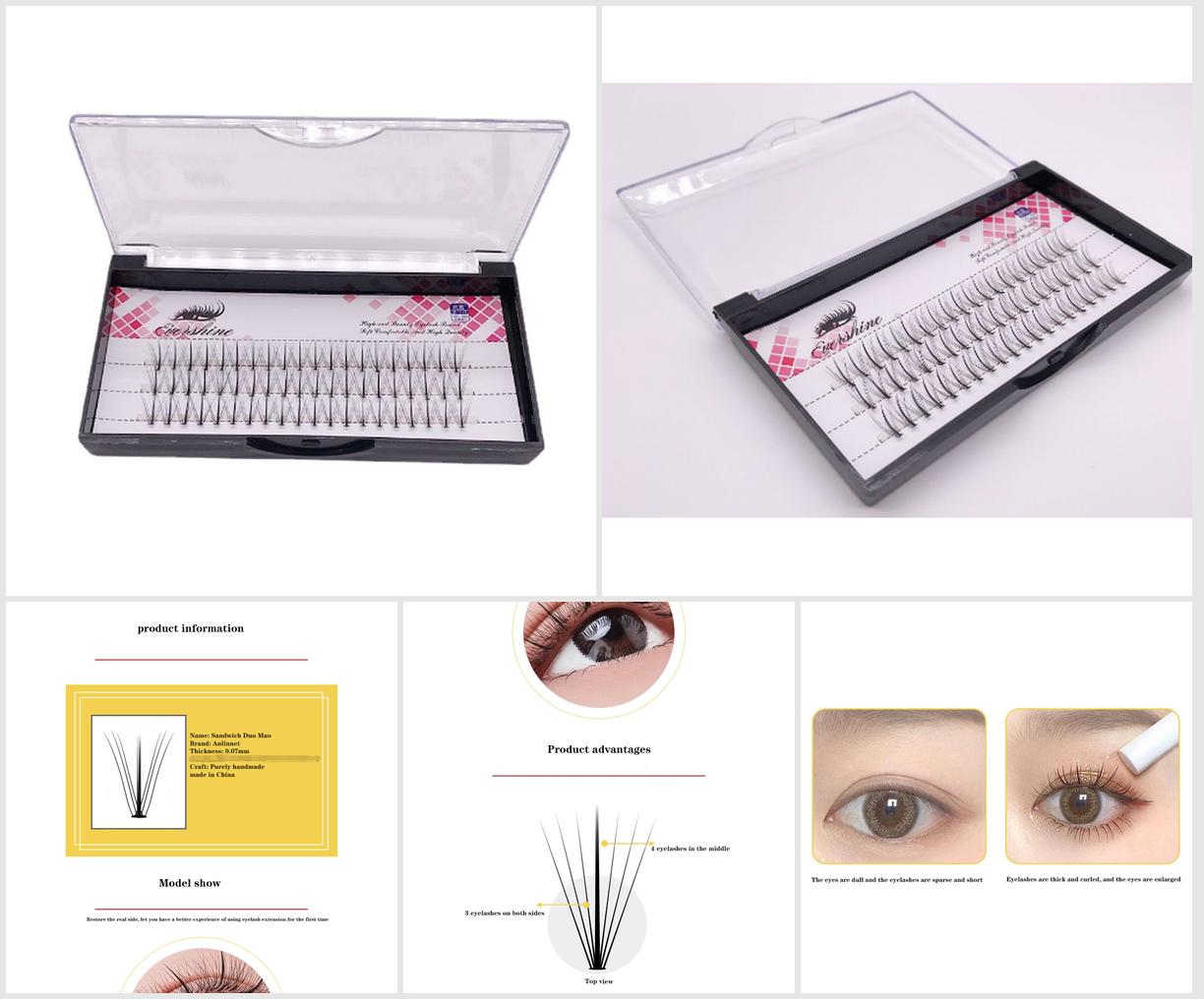 Flower Fairy False Eyelash Extensions Soft & Comfortable Multi-Layered Eyelash Factory Wholesale